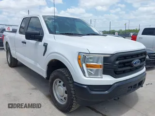 2021 Ford F-150 XL with VIN 1FTEX1EP7MKF05489, listed as a IAAI auction lot 42524599 with 82,824 mi miles and . Bid and sale history available at DreamBid. Image 1.