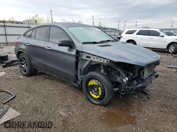 2016 Mercedes-Benz GLE 450 AMG with VIN 4JGED6EB7GA023492, listed as a Copart auction lot 53507835 with 65,671 mi miles and Salvage title. Bid and sale history available at DreamBid. Image 4.