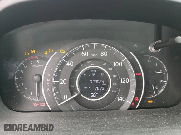 2015 Honda CR-V EX-L with VIN 5J6RM4H73FL009068, listed as a Copart auction lot 52908695 with 78,084 mi miles and Salvage Title. Bid and sale history available at carsss.com. Image 9.