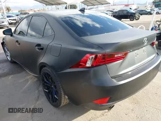 2015 Lexus IS 250 with VIN JTHBF1D29F5081857, listed as a IAAI auction lot 41561173 with 105,168 mi miles and . Bid and sale history available at carsss.com. Image 3.