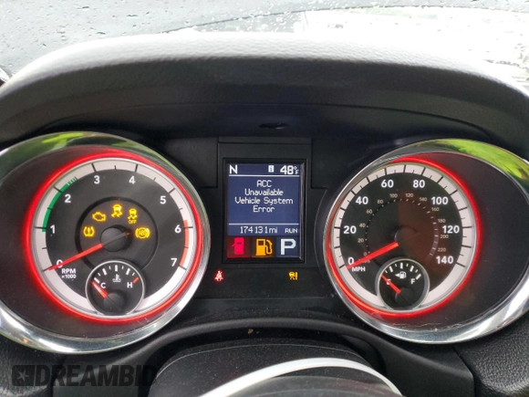 2013 Dodge Durango Citadel with VIN 1C4SDJET0DC616002, listed as a Copart auction lot 54677325 with 174,131 mi miles and Salvage title. Bid and sale history available at DreamBid. Image 9.
