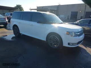 2014 Ford Flex SEL with VIN 2FMGK5C81EBD21053, listed as a IAAI auction lot 41397411 with 179,800 mi miles. Bid and sale history available at carsss.com. Image 1.