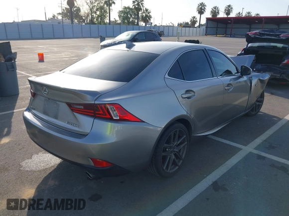 2016 Lexus IS 200t with VIN JTHBA1D28G5035355, listed as a IAAI auction lot 41986130 with 135,105 mi miles and . Bid and sale history available at DreamBid. Image 4.