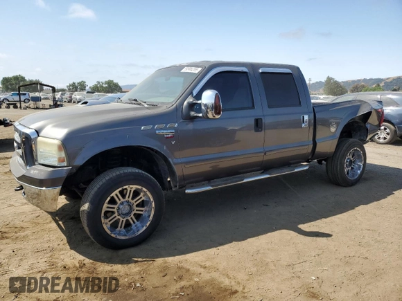 2006 Ford F-250 XL with VIN 1FTSW21P56EC28375, listed as a Copart auction lot 59995265 with 203,104 mi miles and Salvage title. Bid and sale history available at DreamBid. Image 1.