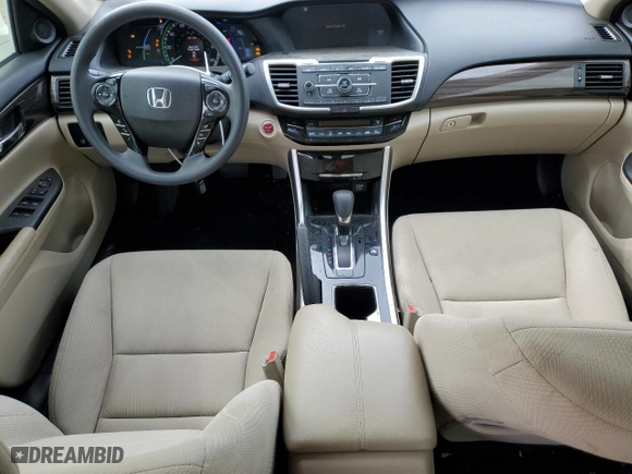2017 Honda Accord Hybrid with VIN JHMCR6F35HC007106, listed as a Copart auction lot 50763055 with 125,260 mi miles and Salvage Title. Bid and sale history available at carsss.com. Image 8.