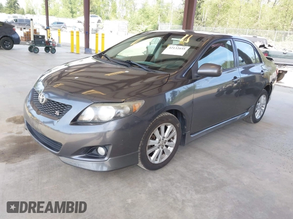 2009 Toyota Corolla with VIN 1NXBU40E79Z133873, listed as a IAAI auction lot 42132035 with 232,578 mi miles. Bid and sale history available at carsss.com. Image 17.