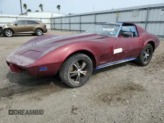 1977 Chevrolet Corvette with VIN 1Z37L7S416041, listed as a Copart auction lot 55272975 with 61,696 mi miles and Salvage title. Bid and sale history available at DreamBid. Image 1.