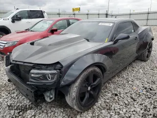 2011 Chevrolet Camaro 2SS with VIN 2G1FK1EJ6B9110919, listed as a Copart auction lot 43157775 with 124,212 mi miles and Salvage Title. Bid and sale history available at DreamBid. Image 1.