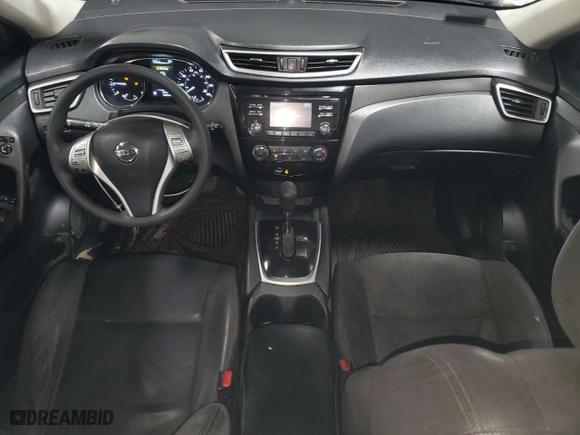 2015 Nissan Rogue S with VIN KNMAT2MT0FP542906, listed as a Copart auction lot 49078855 with 185,005 mi miles and Salvage Title. Bid and sale history available at carsss.com. Image 8.