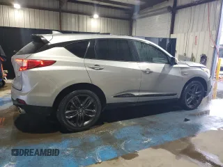 2020 Acura RDX w/A-Spec Pkg with VIN 5J8TC1H69LL021680, listed as a Copart auction lot 80553624 with 56,723 mi miles and Salvage Title. Bid and sale history available at carsss.com. Image 3.