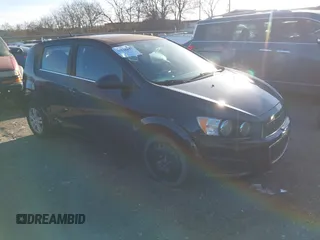 2014 Chevrolet Sonic LT with VIN 1G1JC6SB1E4162712, listed as a IAAI auction lot 41745672 with 94,840 mi miles. Bid and sale history available at carsss.com. Image 1.