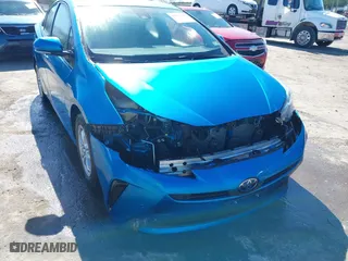 2019 Toyota Prius L Eco with VIN JTDKARFU6K3095072, listed as a IAAI auction lot 41853759 with 17,891 mi miles. Bid and sale history available at carsss.com. Image 6.