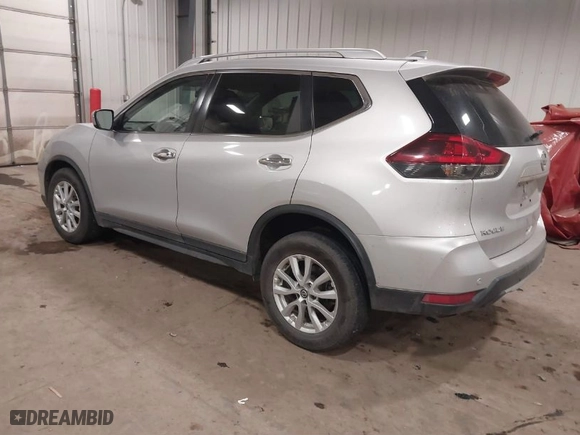2019 Nissan Rogue SV with VIN KNMAT2MV9KP554984, listed as a IAAI auction lot 41212262 with 72116 miles. Bid and sale history available at carsss.com. Image 3.