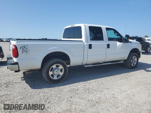 2015 Ford F-250 Lariat with VIN 1FT7W2B62FEC69350, listed as a Copart auction lot 61918025 with 110,289 mi miles and Salvage title. Bid and sale history available at DreamBid. Image 3.