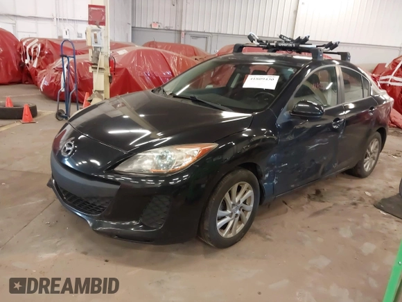 2012 Mazda Mazda3 i Touring with VIN JM1BL1V88C1540974, listed as a IAAI auction lot 41809430 with 121,334 mi miles. Bid and sale history available at carsss.com. Image 17.