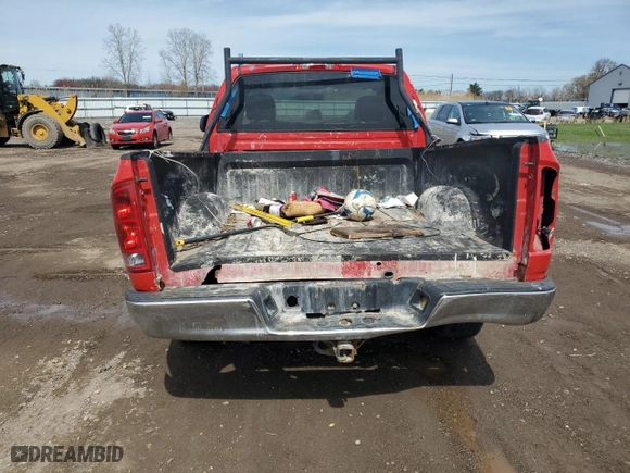 2003 Dodge Ram 1500 ST with VIN 1D7HA16N53J648463, listed as a Copart auction lot 52081395 with 184,005 mi miles and Salvage Title. Bid and sale history available at carsss.com. Image 6.