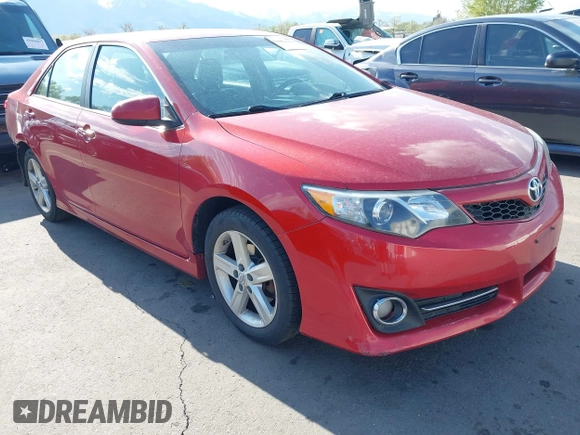 2012 Toyota Camry L with VIN 4T1BF1FK5CU623306, listed as a IAAI auction lot 42082488 with 214,546 mi miles. Bid and sale history available at carsss.com. Image 1.