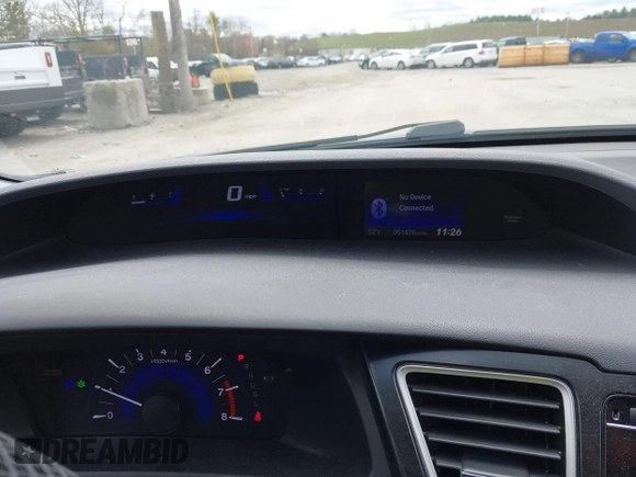 2015 Honda Civic Sedan SE with VIN 2HGFB2F79FH538335, listed as a IAAI auction lot 42049134 with 51,478 mi miles. Bid and sale history available at carsss.com. Image 7.