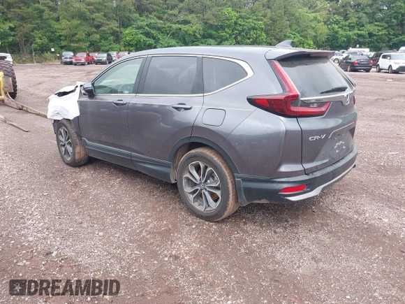 2020 Honda CR-V EX-L with VIN 5J6RW1H8XLA020268, listed as a IAAI auction lot 42110740 with 79,507 mi miles and . Bid and sale history available at DreamBid. Image 3.
