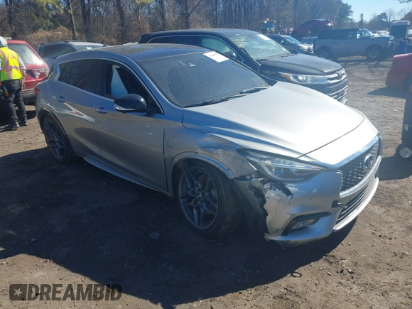 2017 Infiniti QX30 Sport with VIN SJKCH5CP8HA021984, listed as a IAAI auction lot 41668505 with 115,704 mi miles and . Bid and sale history available at DreamBid. Image 1.