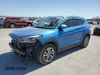 2016 Hyundai Tucson SE z VIN KM8J33A49GU207385, wystawiony jako Copart lot #48748255 z przebiegiem 126 751 mil mil oraz Szkoda całkowita • Salvage title. Historia ofert i sprzedaży dostępna na DreamBid. Obrazek 1.