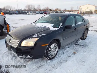 2008 Mercury Milan Premier with VIN 3MEHM02128R609324, listed as a IAAI auction lot 41213842 with 118,968 mi miles and . Bid and sale history available at DreamBid. Image 2.