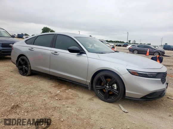 2024 Honda Accord Sport-L with VIN 1HGCY2F79RA018804, listed as a Copart auction lot 58993815 with 26,432 mi miles and Salvage title. Bid and sale history available at DreamBid. Image 4.