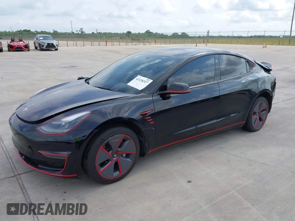 2023 Tesla Model 3 z VIN 5YJ3E1EA5PF484040, wystawiony jako IAAI lot #42128327 z przebiegiem 51 210 mil mil oraz . Historia ofert i sprzedaży dostępna na DreamBid. Obrazek 19.