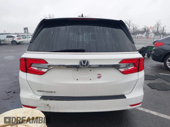 2020 Honda Odyssey EX-L with VIN 5FNRL6H78LB031411, listed as a IAAI auction lot 41027726 with 55,586 mi miles. Bid and sale history available at carsss.com. Image 16.