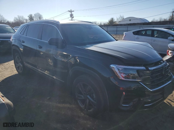 2024 Volkswagen Atlas Cross Sport 2.0T SEL R-Line with VIN 1V2AE2CA6RC211638, listed as a Copart auction lot 84447434 with 8,349 mi miles and Salvage Title. Bid and sale history available at carsss.com. Image 4.