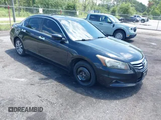 2011 Honda Accord EX-L with VIN 1HGCP3F88BA032555, listed as a IAAI auction lot 42556674 with 201,065 mi miles and . Bid and sale history available at DreamBid. Image 1.