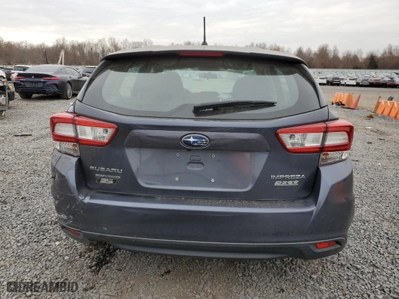 2017 Subaru Impreza with VIN 4S3GTAA66H3753945, listed as a Copart auction lot 81305734 with 95,773 mi miles and Salvage Title. Bid and sale history available at carsss.com. Image 6.