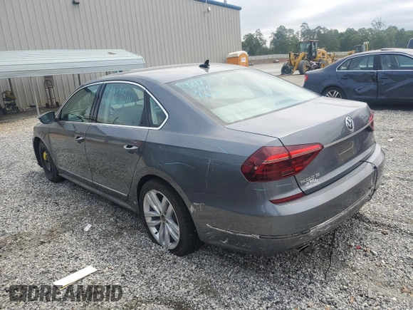 2017 Volkswagen Passat SE with VIN 1VWGT7A35HC002325, listed as a Copart auction lot 57383065 with 39,016 mi miles and Salvage title. Bid and sale history available at DreamBid. Image 2.