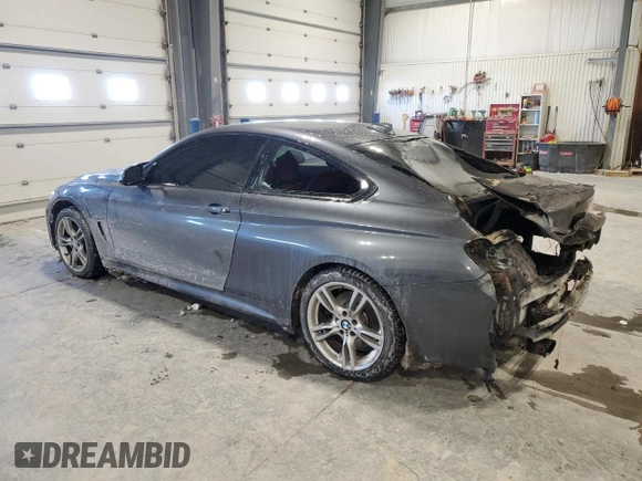 2015 BMW 4 Series 435i xDrive z VIN WBA3R5C57FK372498, wystawiony jako Copart lot #46132005 z przebiegiem Nie podano mil oraz Szkoda całkowita • Salvage title. Historia ofert i sprzedaży dostępna na DreamBid. Obrazek 2.