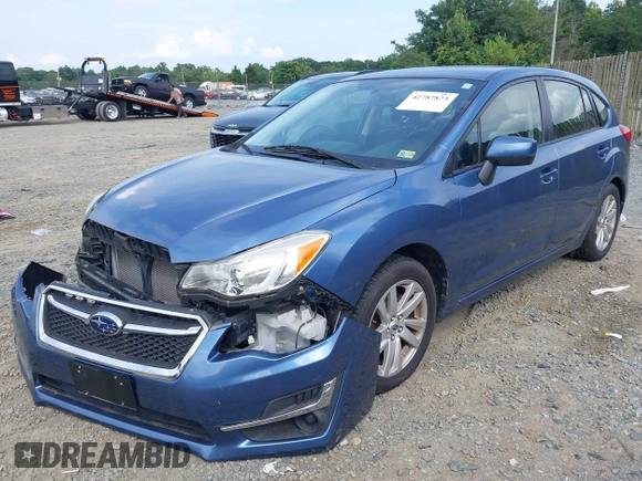 2015 Subaru Impreza Premium with VIN JF1GPAC60F8279417, listed as a IAAI auction lot 42787823 with 69,833 mi miles and . Bid and sale history available at DreamBid. Image 17.