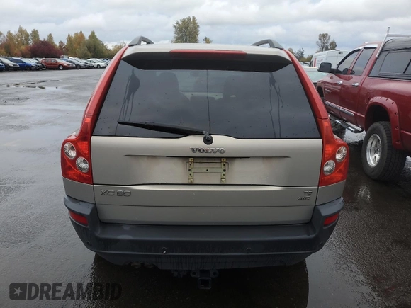 2005 Volvo XC90 with VIN YV1CZ911751185836, listed as a Copart auction lot 78753744 with 132,041 mi miles and Salvage Title. Bid and sale history available at carsss.com. Image 6.