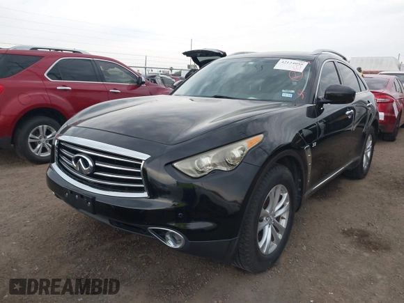 2016 Infiniti QX70 with VIN JN8CS1MU1GM130337, listed as a IAAI auction lot 42124059 with 148,876 mi miles and . Bid and sale history available at DreamBid. Image 6.