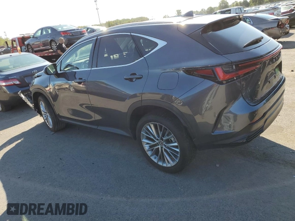 2023 Lexus NX with VIN 2T2GKCEZ4PC014643, listed as a Copart auction lot 67715613 with Not Provided miles. Bid and sale history available at carsss.com. Image 2.