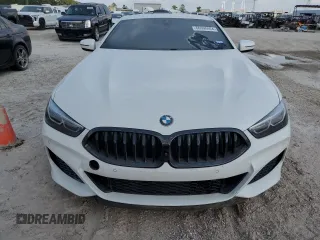 2021 BMW 8 Series M850i xDrive with VIN WBABC4C03MCF61722, listed as a Copart auction lot 66098664 with 17,502 mi miles and Salvage Title. Bid and sale history available at carsss.com. Image 5.
