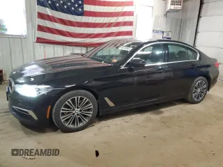 2019 BMW 5 Series 530i xDrive with VIN WBAJA7C59KWW14057, listed as a Copart auction lot 48418545 with 66,972 mi miles and Salvage Title. Bid and sale history available at DreamBid. Image 1.