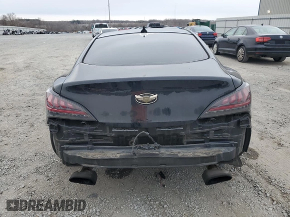 2016 Hyundai Genesis Coupe 3.8L Base with VIN KMHHT6KJ7GU132299, listed as a Copart auction lot 48250765 with 0 mi miles and Salvage Title. Bid and sale history available at carsss.com. Image 6.