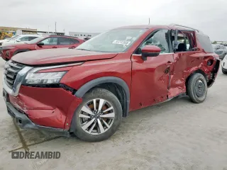 2023 Nissan Pathfinder SL z VIN 5N1DR3CA8PC211318, wystawiony jako Copart lot #55272365 z przebiegiem 33 886 mil mil oraz Czysty tytuł • Clean title. Historia ofert i sprzedaży dostępna na DreamBid. Obrazek 1.