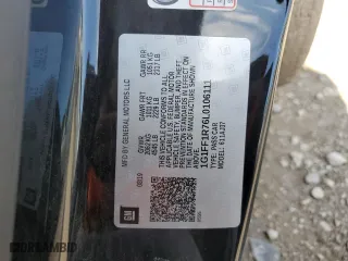 2020 Chevrolet Camaro 1SS with VIN 1G1FF1R76L0106111, listed as a Copart auction lot 87757775 with 68,646 mi miles and Salvage Title. Bid and sale history available at carsss.com. Image 14.