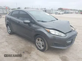 2017 Ford Fiesta SE with VIN 3FADP4BJ7HM159414, listed as a IAAI auction lot 41189078 with 88,708 mi miles. Bid and sale history available at carsss.com. Image 1.