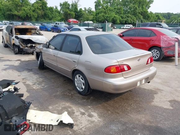 1999 Toyota Corolla VE with VIN 2T1BR12E4XC255182, listed as a IAAI auction lot 42427687 with 187,809 mi miles and . Bid and sale history available at DreamBid. Image 3.
