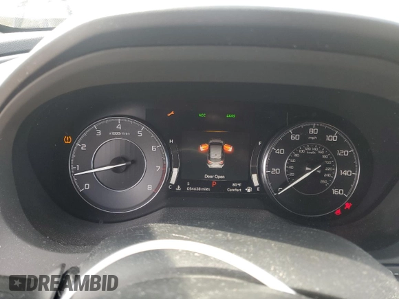 2020 Acura RDX Technology with VIN 5J8TC2H58LL007573, listed as a Copart auction lot 63946115 with 54,638 mi miles and Salvage title. Bid and sale history available at DreamBid. Image 9.
