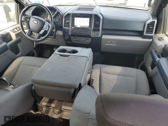 2020 Ford F-150 XL with VIN 1FTEW1C50LFB17628, listed as a Copart auction lot 43957755 with 100,119 mi miles and Salvage Title. Bid and sale history available at carsss.com. Image 8.