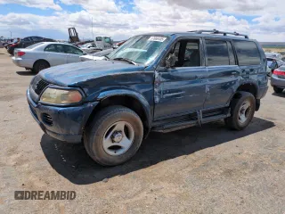2001 Mitsubishi Montero ES z VIN JA4MT21H81P001568, wystawiony jako Copart lot #57666105 z przebiegiem 203 228 mil mil oraz Szkoda całkowita • Salvage title. Historia ofert i sprzedaży dostępna na DreamBid. Obrazek 1.