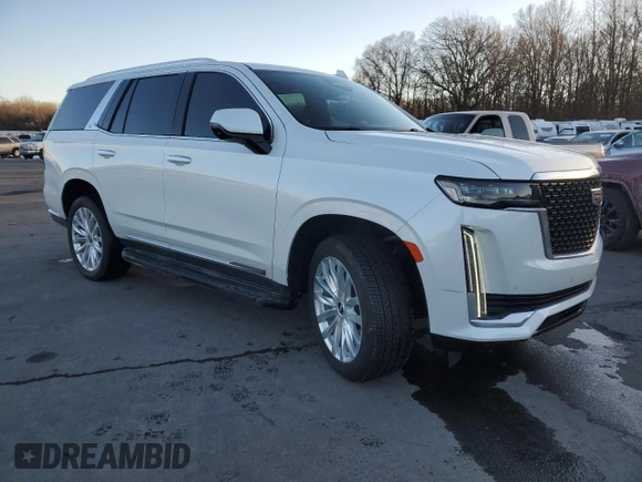2021 Cadillac Escalade Luxury with VIN 1GYS4AKL4MR307208, listed as a Copart auction lot 41665615 with 63,153 mi miles and Non repairable. Bid and sale history available at DreamBid. Image 4.