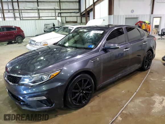 2019 Kia Optima LX with VIN 5XXGT4L3XKG324917, listed as a Copart auction lot 46476185 with 139,357 mi miles and Non Repairable. Bid and sale history available at carsss.com. Image 1.